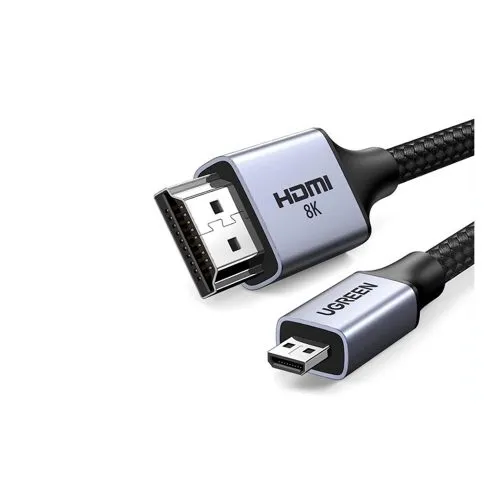 UGREEN 8K Micro HDMI To HDMI CABLE 2M (15517)