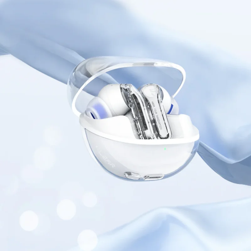 SoundPeats Clear (See-through Earbuds, Dual Mic, 12mm Sound Driver)
