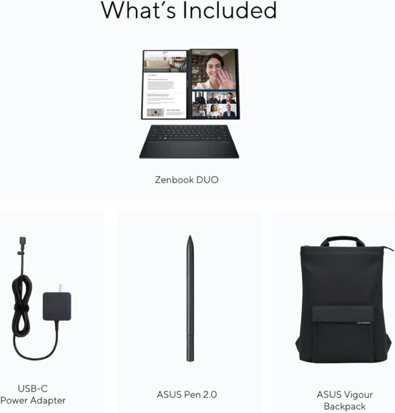 Asus Zenbook Duo (2024) UH8406MA-PS99T | Intel Core Ultra 9-185H, 32GB/1TB, 14-inch