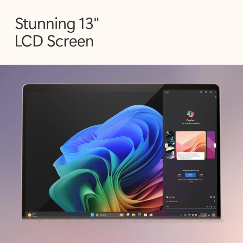 Microsoft Surface Pro 11 Copilot+ PC (ZHY-00042) | 16GB/512GB, 13-inch, Snapdragon X Plus