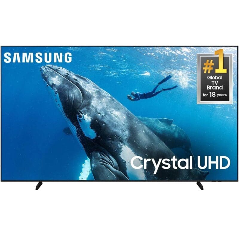 Samsung DU9000 (2024) | 98-inch 4K Crystal UHD Smart TV with TizenOS