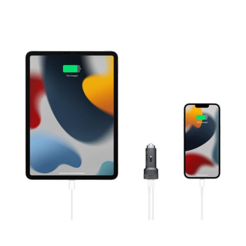 Mophie Dual USB-C 40W PD Car Charger
