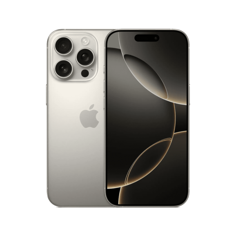Apple iPhone 16 Pro (iOS with 6.3-inch ProMotion Super Retina XDR display, A18 Pro Chip, 5G connectivity, Titanium Finishing & 1 Year Warranty)