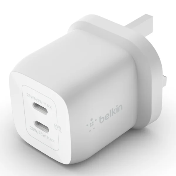 Belkin BoostCharge Pro 45W GaN Dual Wall Charger