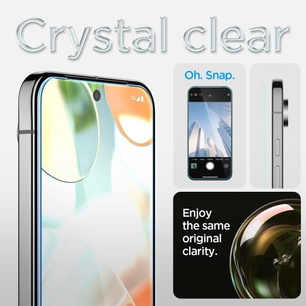 Spigen [GlasTR EZ FIT] | Tempered Glass Screen Protector For Google Pixel 9 / 9 Pro