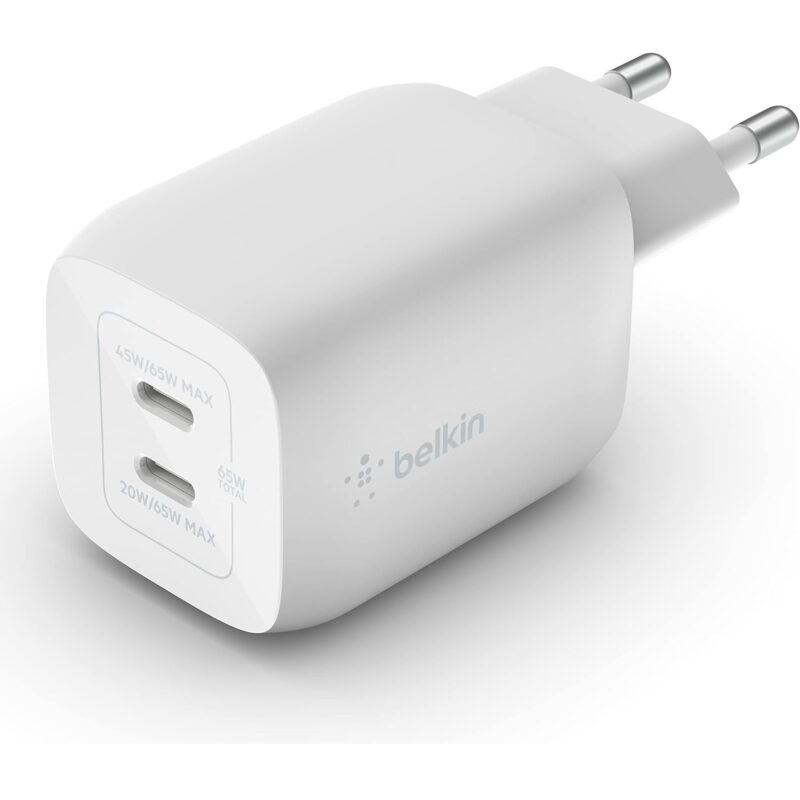 Belkin BoostCharge Pro 65W GaN Dual Wall Charger