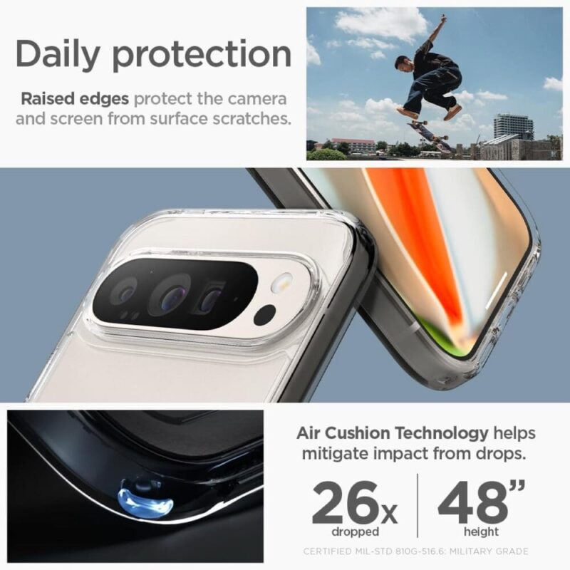 Spigen Ultra Hybrid OneTap Metal Ring MagFit | Google Pixel 9 / 9 Pro Case