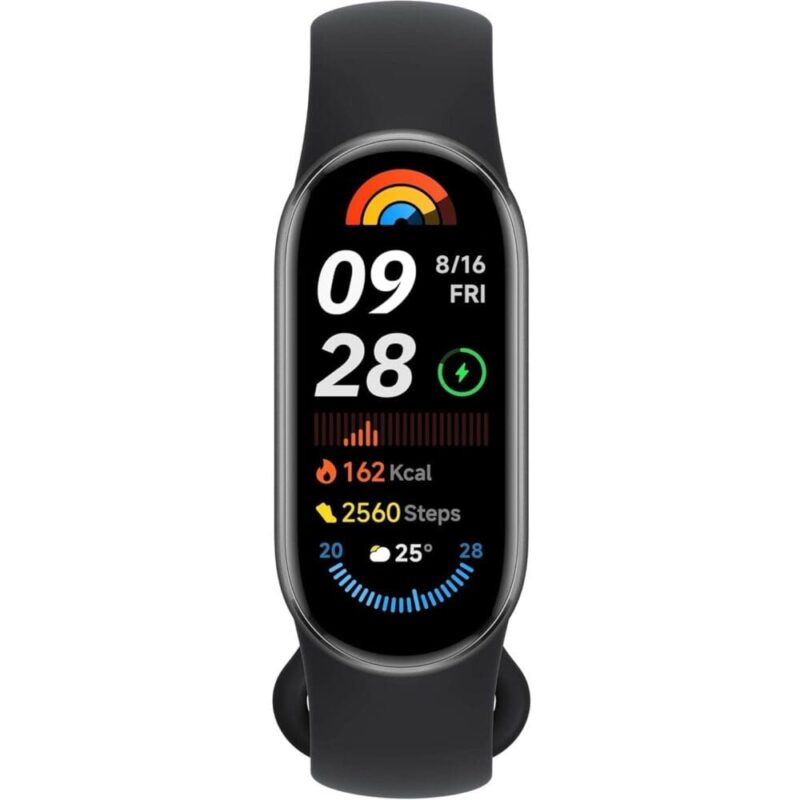 Xiaomi Smart Band 9 (1.62″ AMOLED, 233 mAh Battery, up to 21 Days of Battery Life, Over 150 Workout Modes, BT 5.4, Water Resistant)