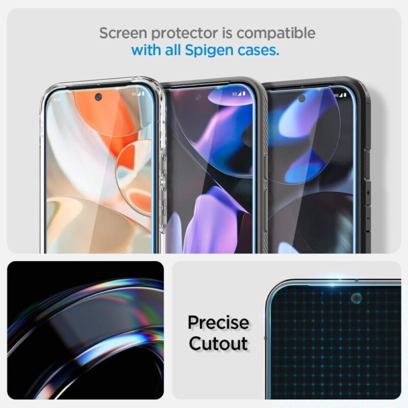 Spigen [GlasTR EZ FIT] | Tempered Glass Screen Protector For Google Pixel 9 / 9 Pro
