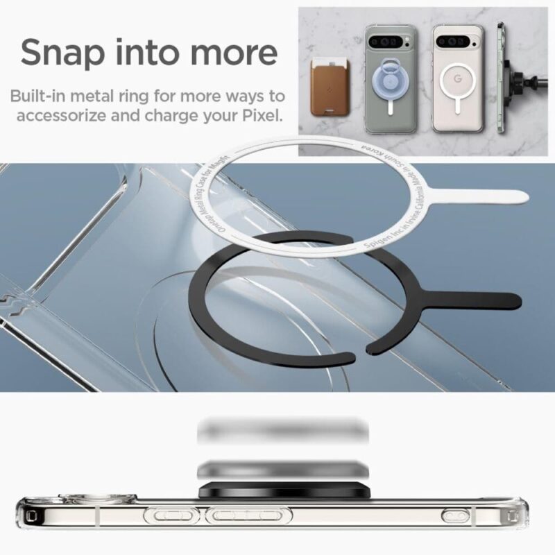 Spigen Ultra Hybrid OneTap Metal Ring MagFit | Google Pixel 9 / 9 Pro Case
