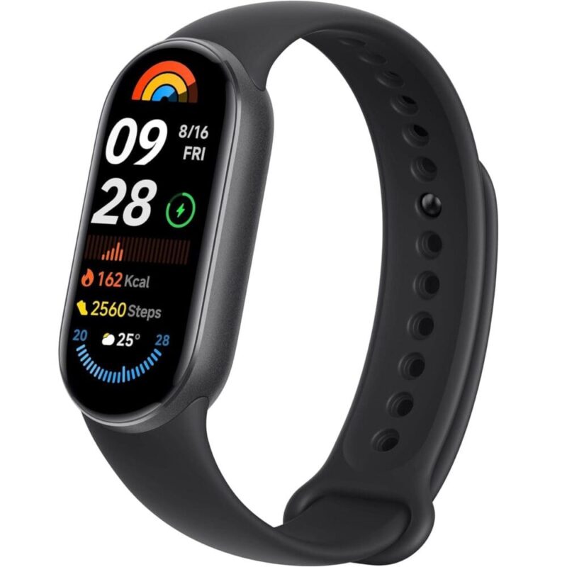 Xiaomi Smart Band 9 (1.62″ AMOLED, 233 mAh Battery, up to 21 Days of Battery Life, Over 150 Workout Modes, BT 5.4, Water Resistant)