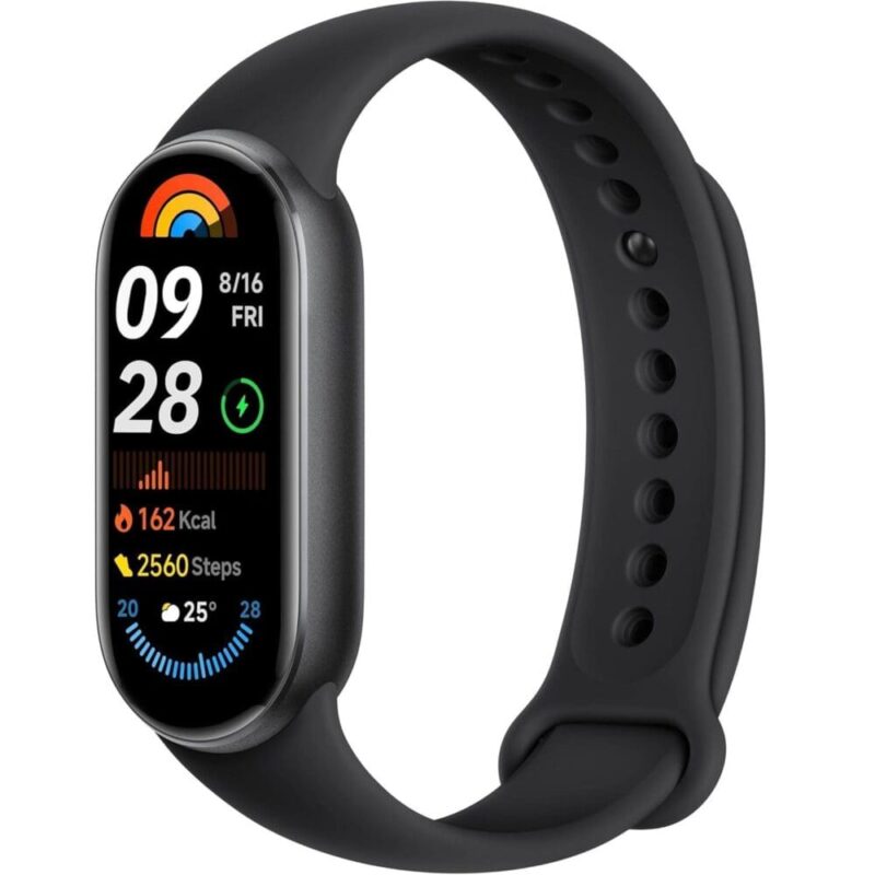 Xiaomi Smart Band 9 (1.62″ AMOLED, 233 mAh Battery, up to 21 Days of Battery Life, Over 150 Workout Modes, BT 5.4, Water Resistant)