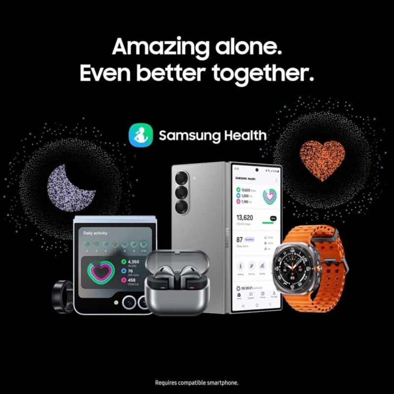 Samsung Galaxy Watch Ultra (47mm LTE AI Smartwatch w/Energy Score, Wellness Tips, Heart Rate Tracking, Sleep Monitor, Fitness Tracker, GPS)