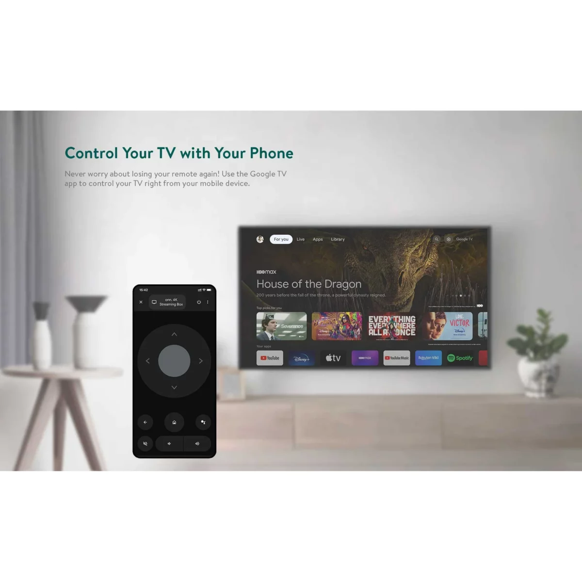 Onn. Full HD | Streaming Stick with Google TV