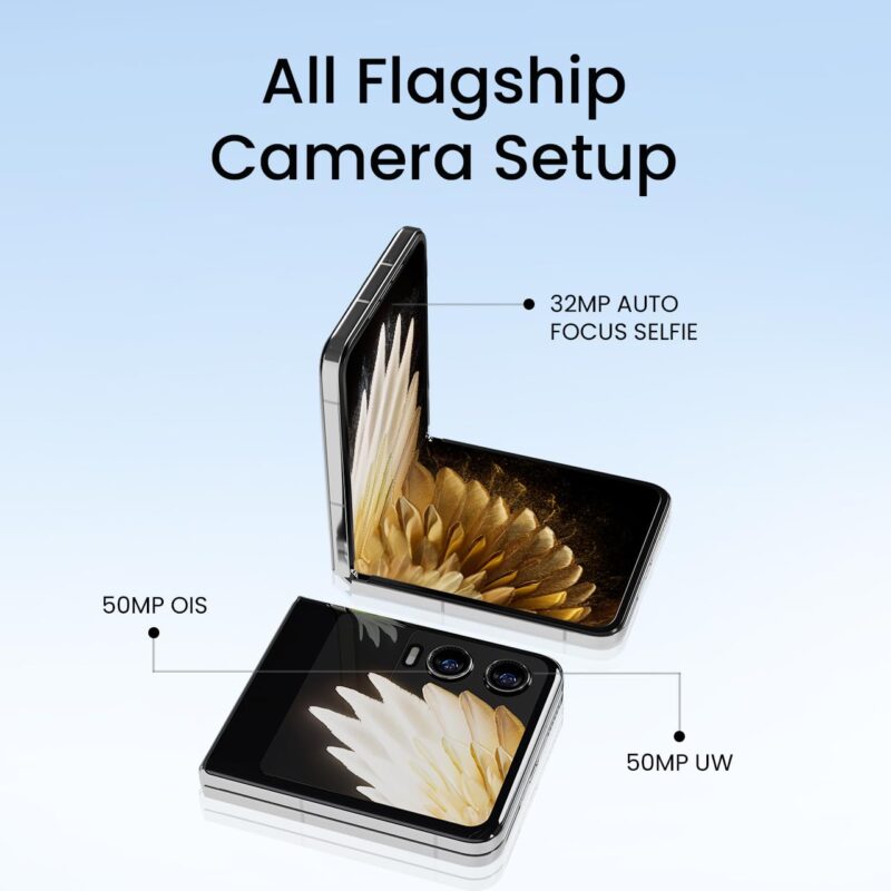 Tecno Phanton V Flip 2 8GB/256GB (Flip Phone with Advanced AI Features, 50MP OIS Camera, 6.9″ 120Hz Screen) | Free Bag