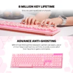 Fantech P51 (Pink) | 5-in-1 Gaming Combo