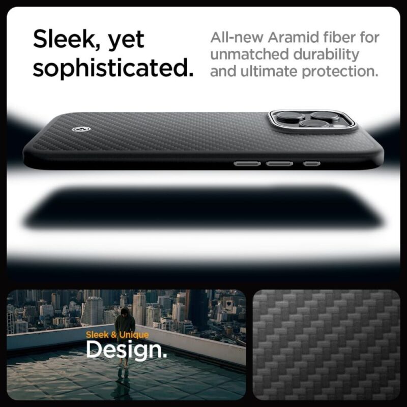 Spigen Enzo Aramid Magfit | Apple iPhone 16 Pro Case