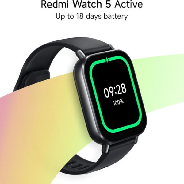 Redmi Watch 5 Active (2.0″ LCD, 18 Days of Battery Life, 140+ Sports Modes, 5ATM Waterproof, Bluetooth Calling, Fitness-Tracker)
