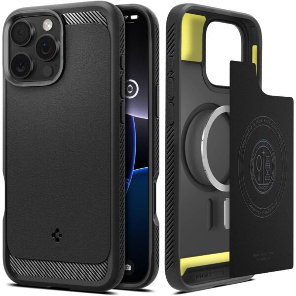 Spigen Rugged Armor Magfit | Apple iPhone 16 Pro Case