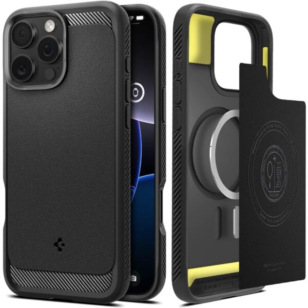 Spigen Rugged Armor Magfit | Apple iPhone 16 Pro Max Case