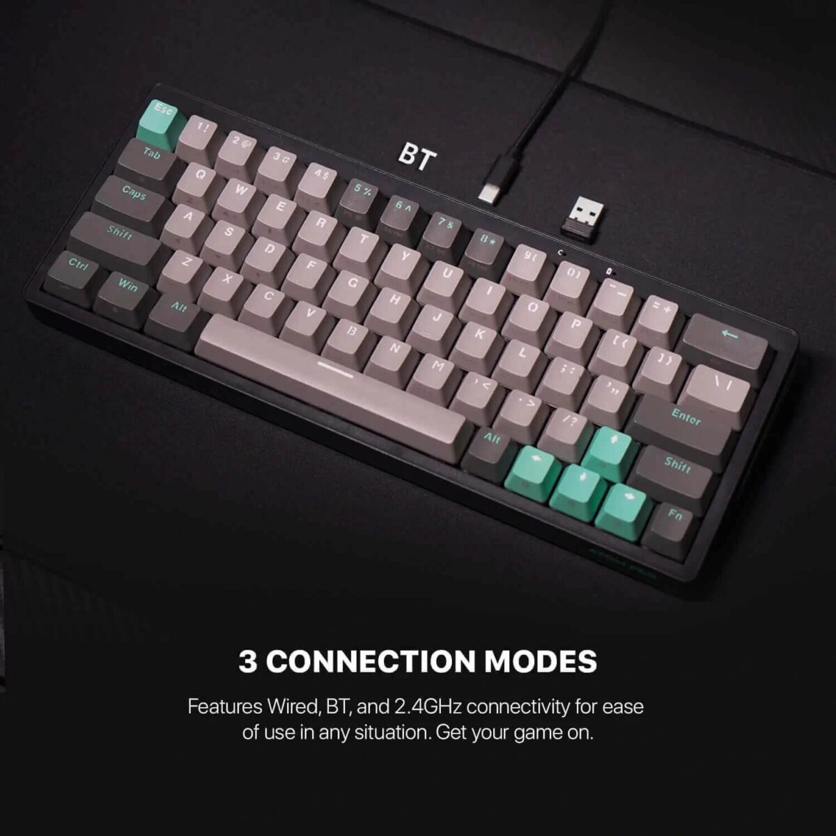 Fantech MK913 – ATOM PRO63 (STELLAR EDITION) | Wireless Mechanical Gaming Keyboard