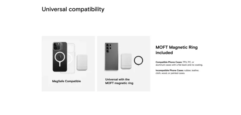 MOFT Snap Invisible | Phone Tripod Stand – MagSafe Compatible