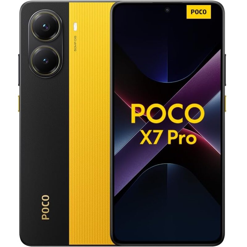 Poco X7 Pro 5G 12GB/512GB (Dimensity 8400 Ultra, 90W HyperCharge, Dual GPS, AI, Global Version with 1 Year Warranty)