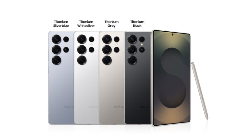 Samsung Galaxy S25 Ultra (6.9-inch Quad HD+ IP68 Flagship Smartphone, Titanium Frame, Powered by Snapdragon 8 Elite)