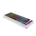 Porodo Pudding Keycaps (PDX223) | Wired Transparent Mechanical Gaming Keyboard