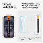 Spigen [GlasTR EZ FIT] | Tempered Glass Screen Protector For Apple iPhone 15/16