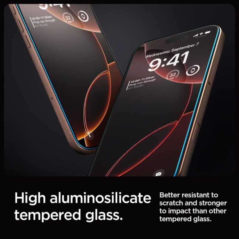 Spigen [GlasTR EZ FIT] | Tempered Glass Screen Protector For Apple iPhone 16 Pro Max