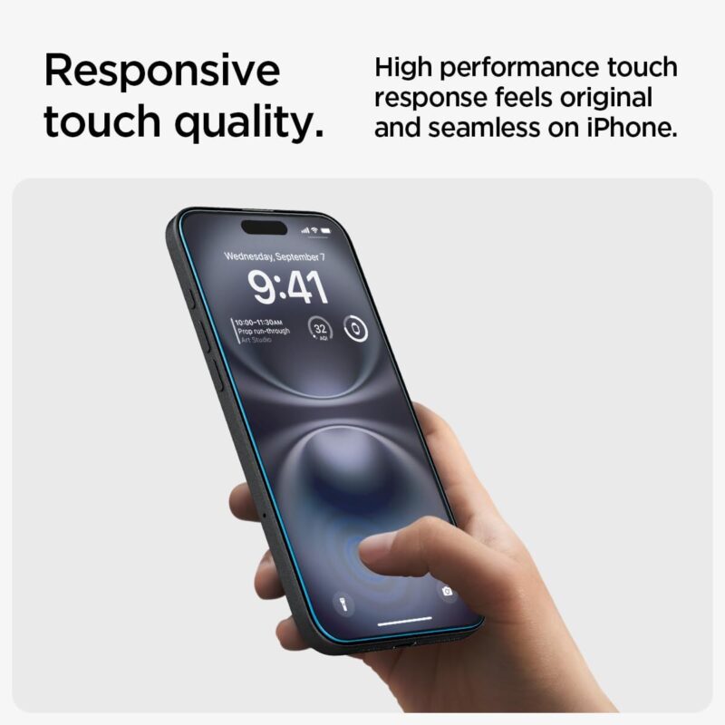 Spigen [GlasTR EZ FIT] | Tempered Glass Screen Protector For Apple iPhone 15/16