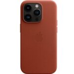 Apple – iPhone 14 Pro Leather Case with MagSafe – Umber