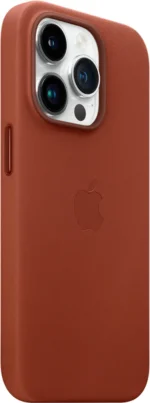 Apple – iPhone 14 Pro Leather Case with MagSafe – Umber