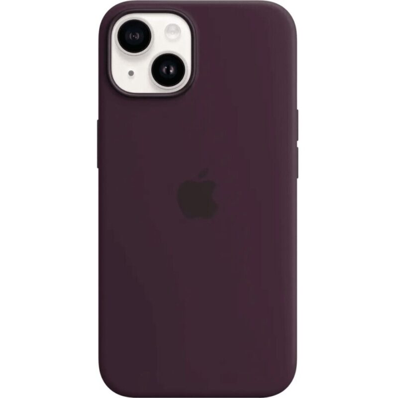 Apple – iPhone 14 Silicone Case with MagSafe – Elderberry