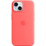 Apple – iPhone 15 Silicone Case with MagSafe – Guava
