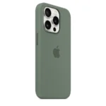 Apple – iPhone 15 Pro Silicone Case with MagSafe – Cypress