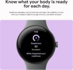Google Pixel Watch 3 – Matte Black Case with Obsidian Active Band (41/45mm, Heart Rate Tracking, Fitbit Advanced, Fitness Insights, 24-Hour Battery)