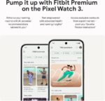 Google Pixel Watch 3 – Matte Black Case with Obsidian Active Band (41/45mm, Heart Rate Tracking, Fitbit Advanced, Fitness Insights, 24-Hour Battery)