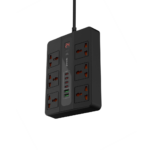 Porodo 6 AC 2 USB-A 24W & 4 USB-C PD 36W Multi-Port Super Hub (3M)