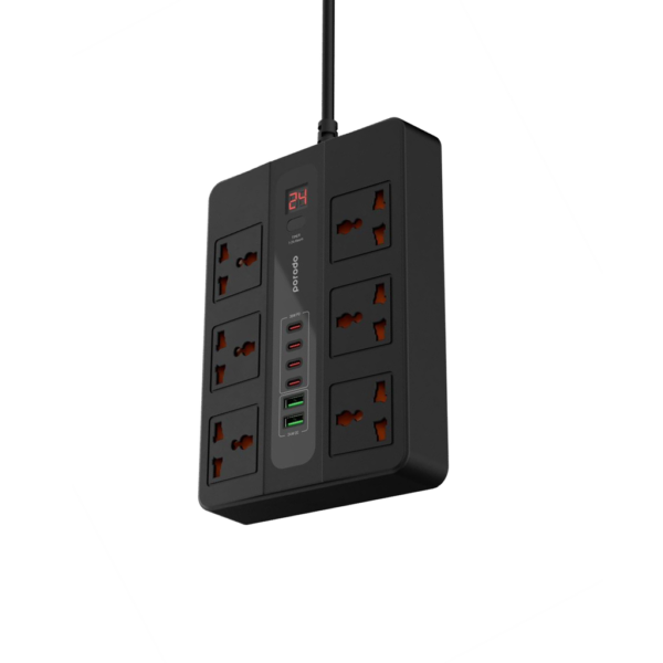 Porodo Multi-Port Power HUB 4 USB-A/USB-C Ultimate Home & Office Kit (2M)