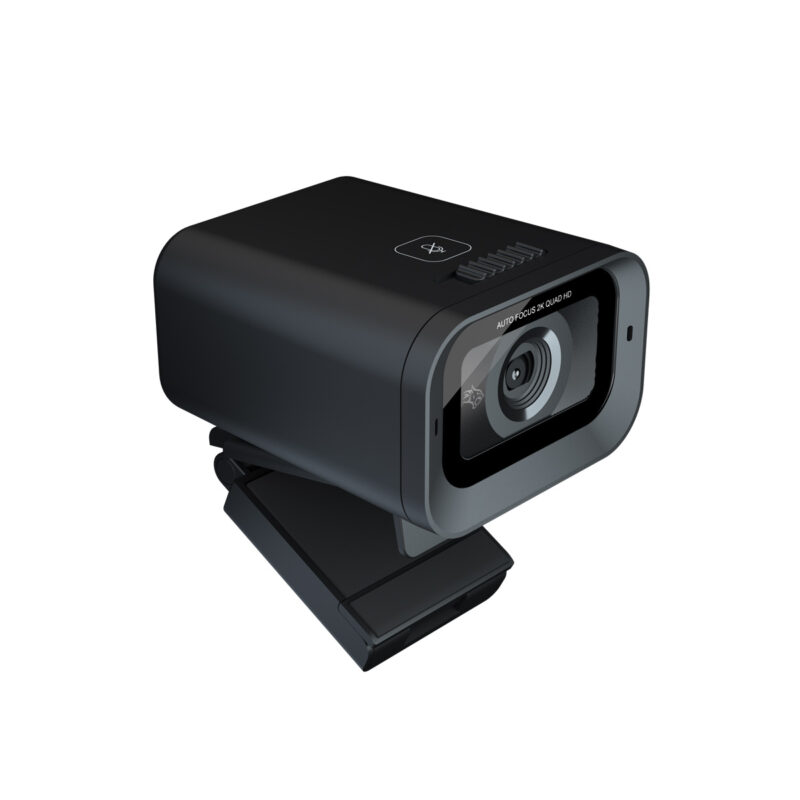 Porodo (PDX535) | 2K 30fps Auto Focus Webcam with in-built Mic and Tripod