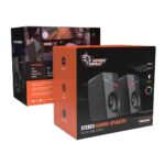 Porodo (PDX543) | 3.5mm Gaming Stereo Speakers with Volume Knob Control