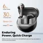SoundPeats Air5 Lite (Semi-in-ear AI Wireless Noise Cancelling Earbuds with Hi-Res LDAC Audio)