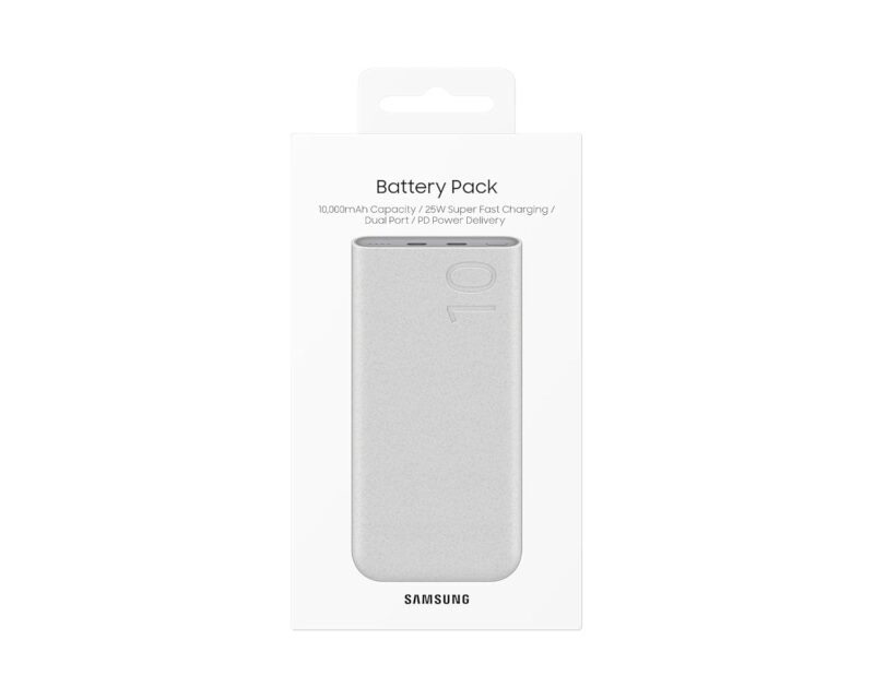 Samsung 10,000mAh Battery Pack (PD Dual USB-C Port, 25W Super Fast Charging Power Bank)