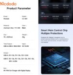 Mcdodo 75W 2-Port Digital Display Car Charger