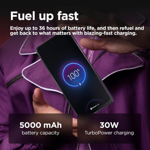 Motorola G75 5G 8GB/256GB (Military Grade Certified Android Smartphone, Dolby Atmos, eSIM Support)