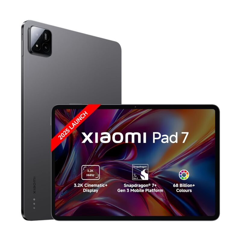 Xiaomi Pad 7 8GB/256GB (11-inch Android Tablet with AI Capabilities, Qualcomm Snapdragon Processor, 45W Turbo Charge and 1 Year Warranty)