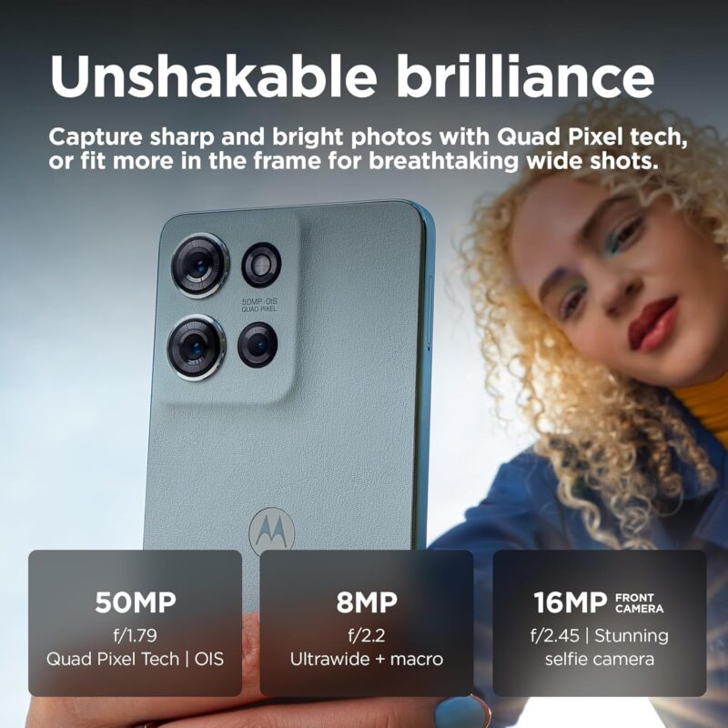 Motorola G75 5G 8GB/256GB (Military Grade Certified Android Smartphone, Dolby Atmos, eSIM Support)