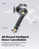 SoundPeats Air5 (Semi-In-Ear aptX Adaptive Lossless Wireless Earbuds with Snapdragon Sound and AI Adaptive ANC)